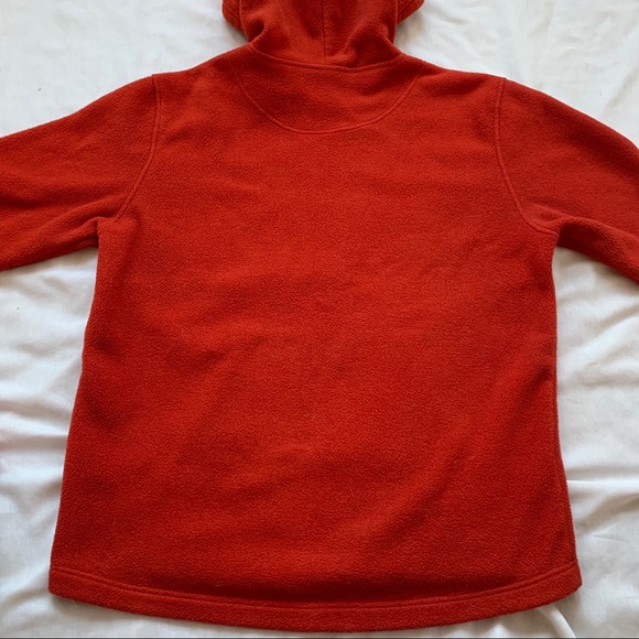 Jack Wolfskin fleece hoodie sweater small orange - Picture 4 of 9
